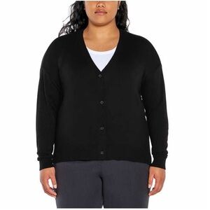 NWT Banana Republic Ladies Long Sleeve Cardigan BLACK - size XXL